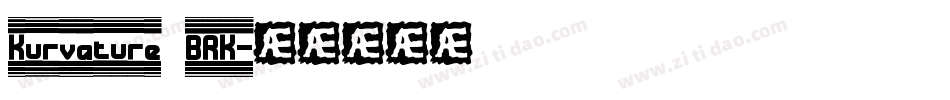 Kurvature BRK字体转换